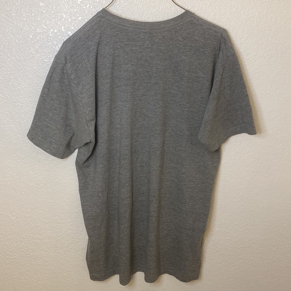 Large, Grey Volcom shirt made of 100% cotton and has a soft feel to it. - Picture 2 of 4